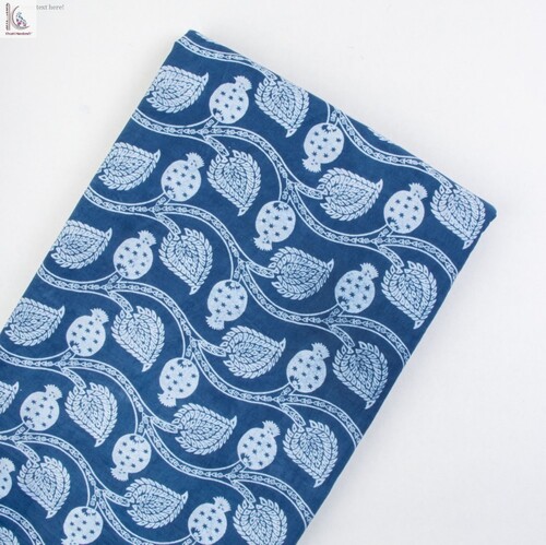 LEAVE PRINT COTTON FABRIC