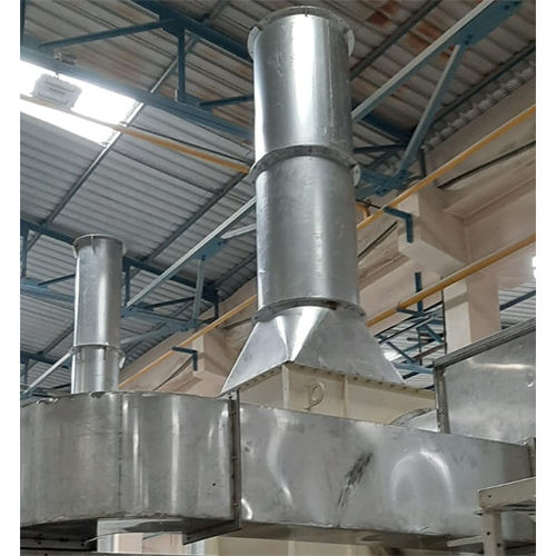 Industrial Mild Steel Chimney - Heavy Duty MS, Custom Sizes, 220-440V Vented Smoke Exhaust | High Durability, Efficient Dust Control