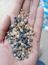 Natural Mix Gravel - 3-6 Mm Size, Multi-color Polished Finish | Ideal For Aquariums, Landscaping, And Decoration
