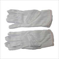 Esd Dotted Gloves - White, Fingerless Cleanroom Design | Quick Dry, Washable, Disposable For Daily Use