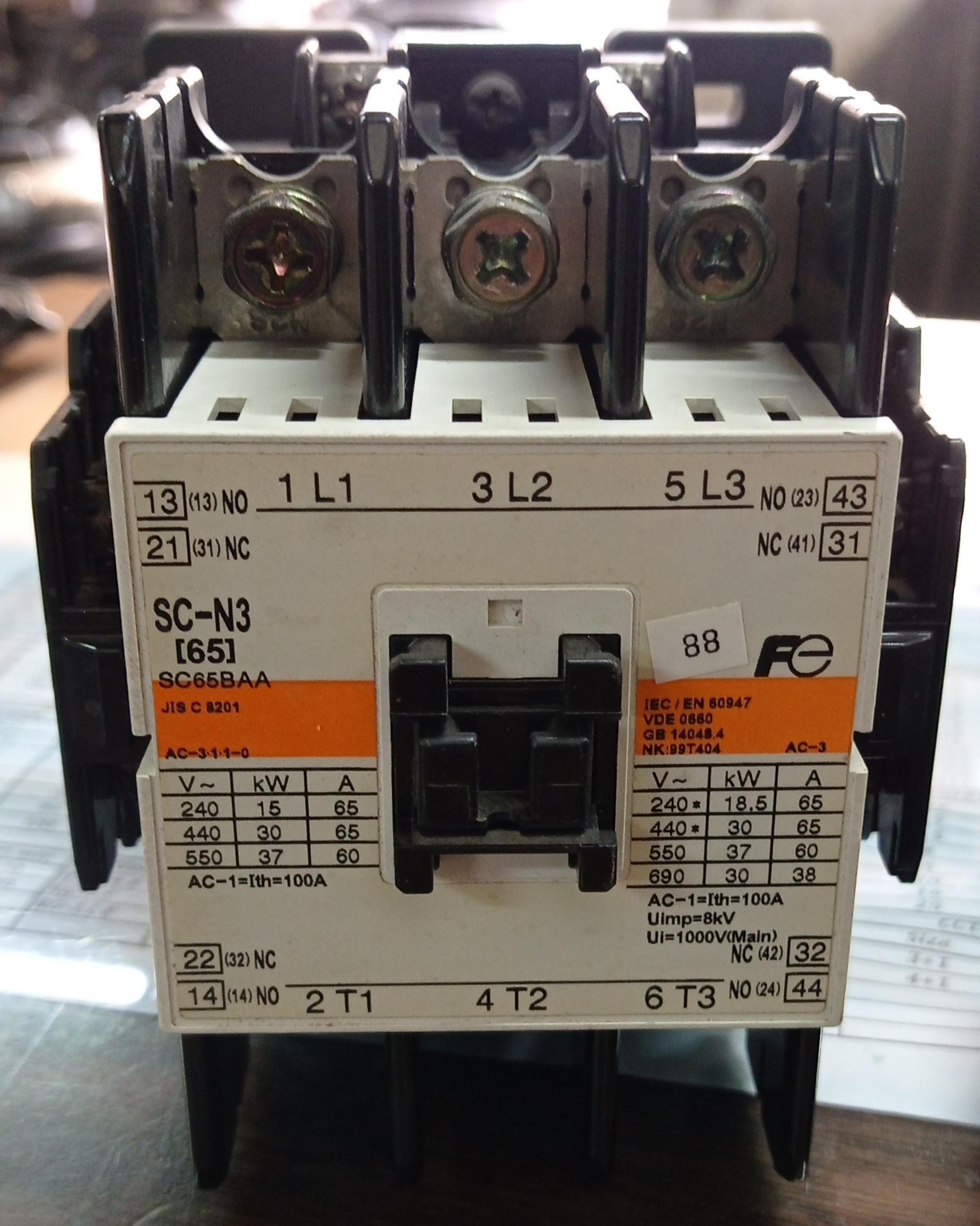 FUJI SC-N3 (65) CONTACTOR