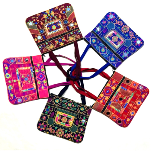 13 x 17 inch Sat  Kach Embroidered Fashion Bag