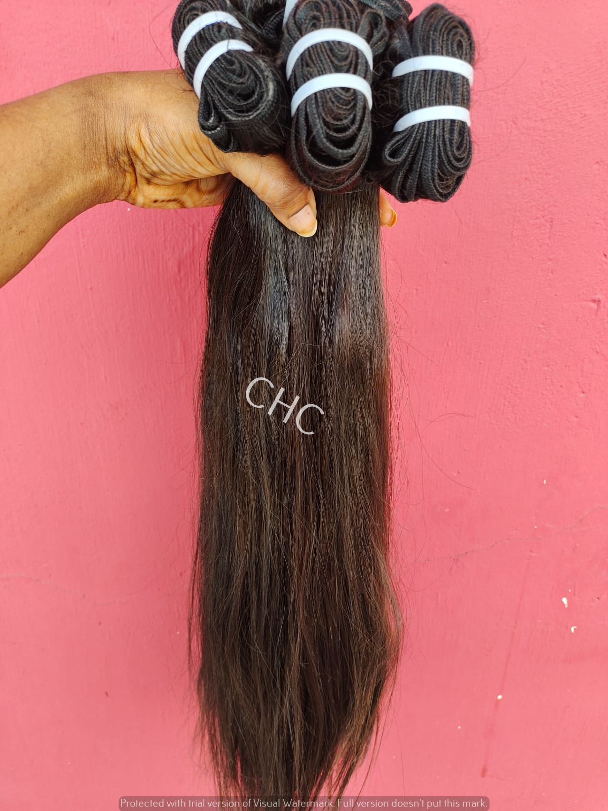 Bouncy And Soft Straight Indian Human Hair Extensions