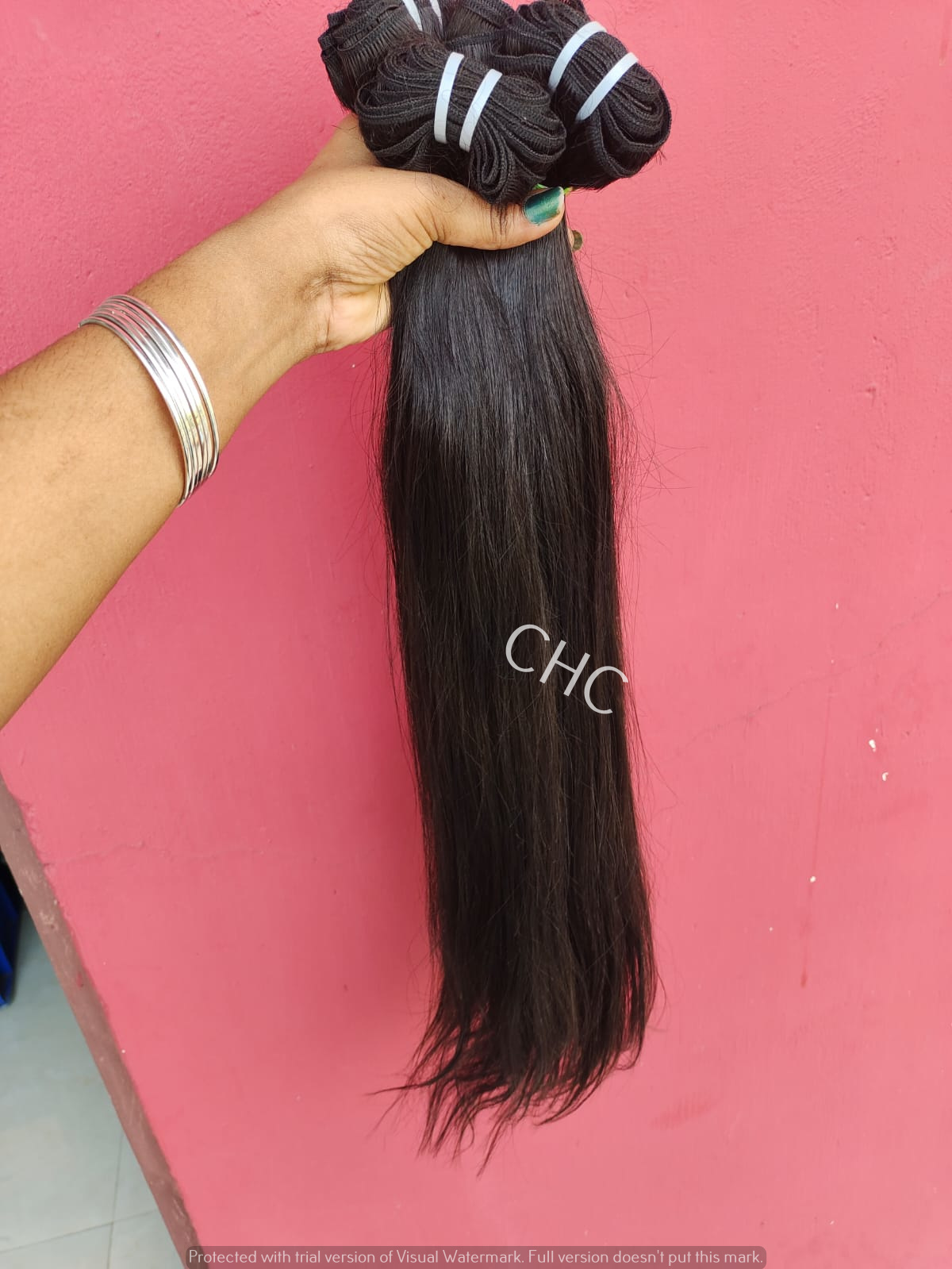 Bouncy And Soft Straight Indian Human Hair Extensions