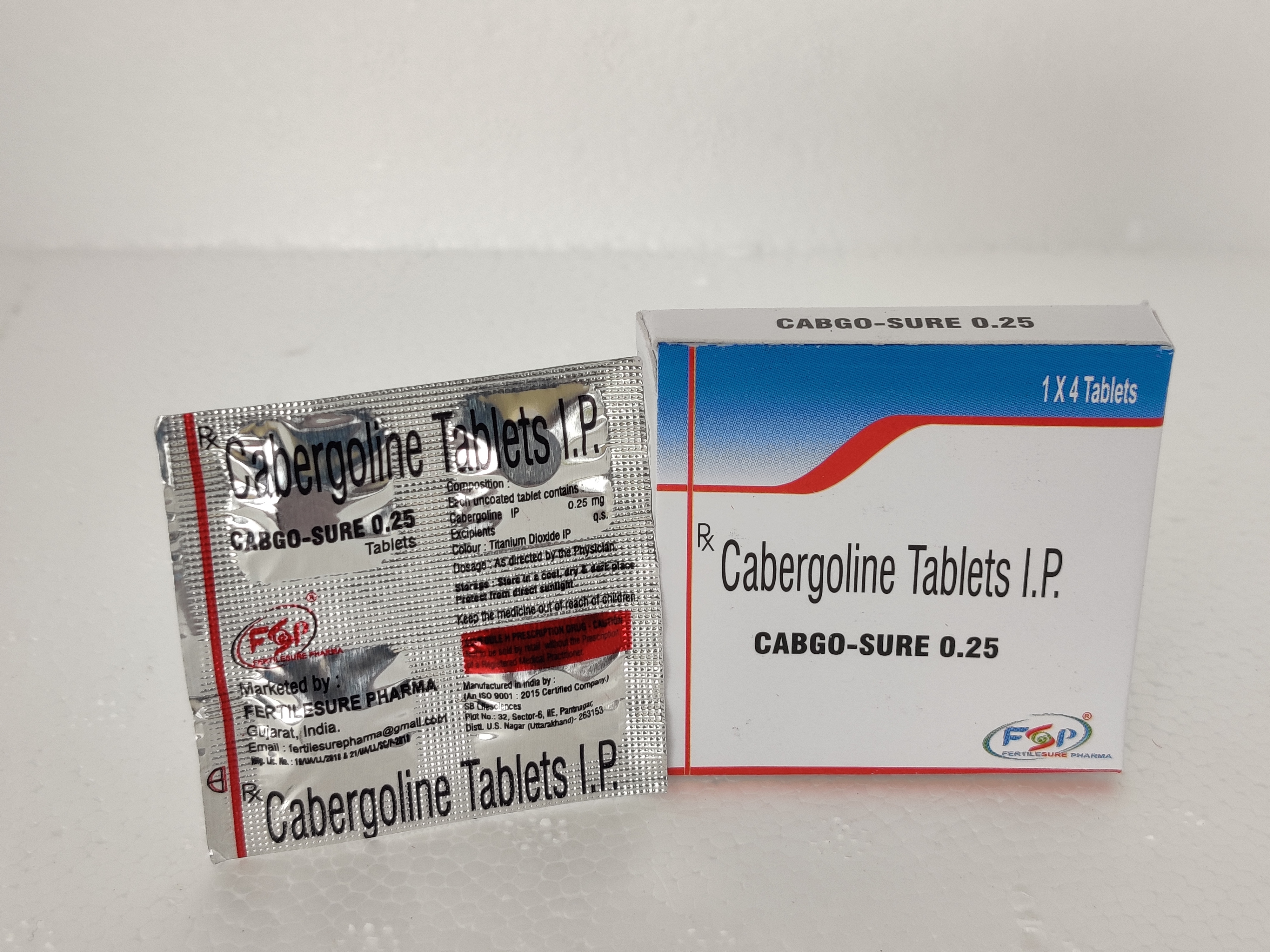 CABGO-SURE 0.25 (Cabergoline tablet 0.25mg)