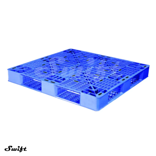 SIP-M24-1210DM HDPE Injection Molded Medium Duty Plastic Pallet Double Deck Industrial Storage Pallet