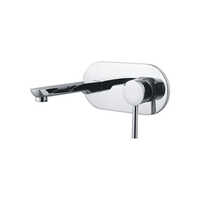 Single Lever Basin Mixer Wall Mounted - Color: Silvar