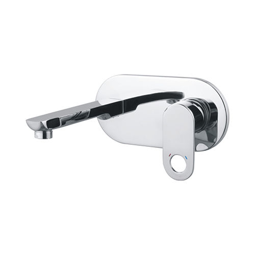 OVAL PRIME SINGLE LEVER BASIN MIXER WALL MOUNTED