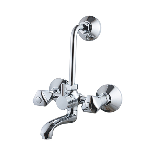 TRIO WALL MIXER TELEPHONIC WITH L BEND