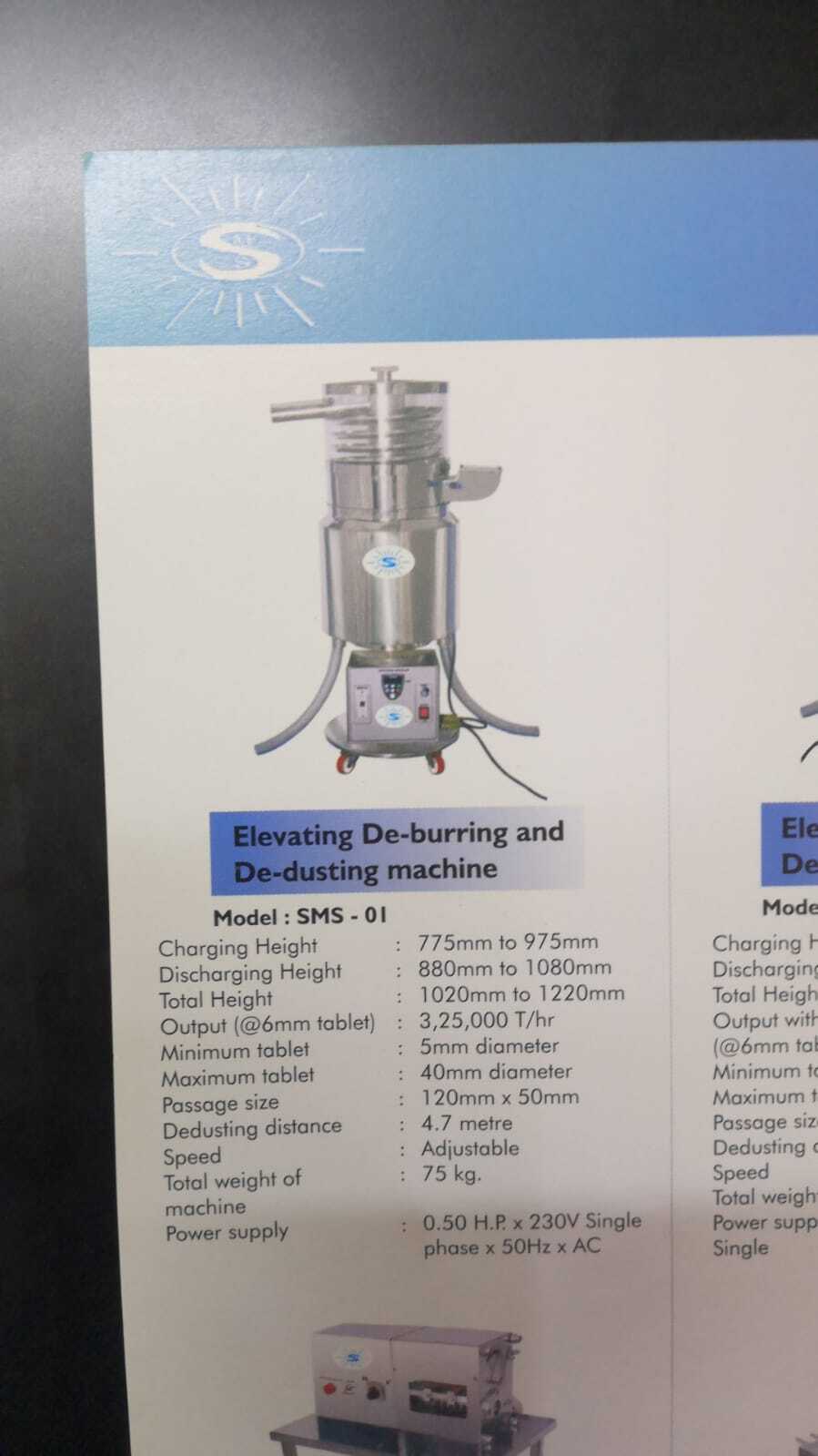 Elevating Dedusting Machine