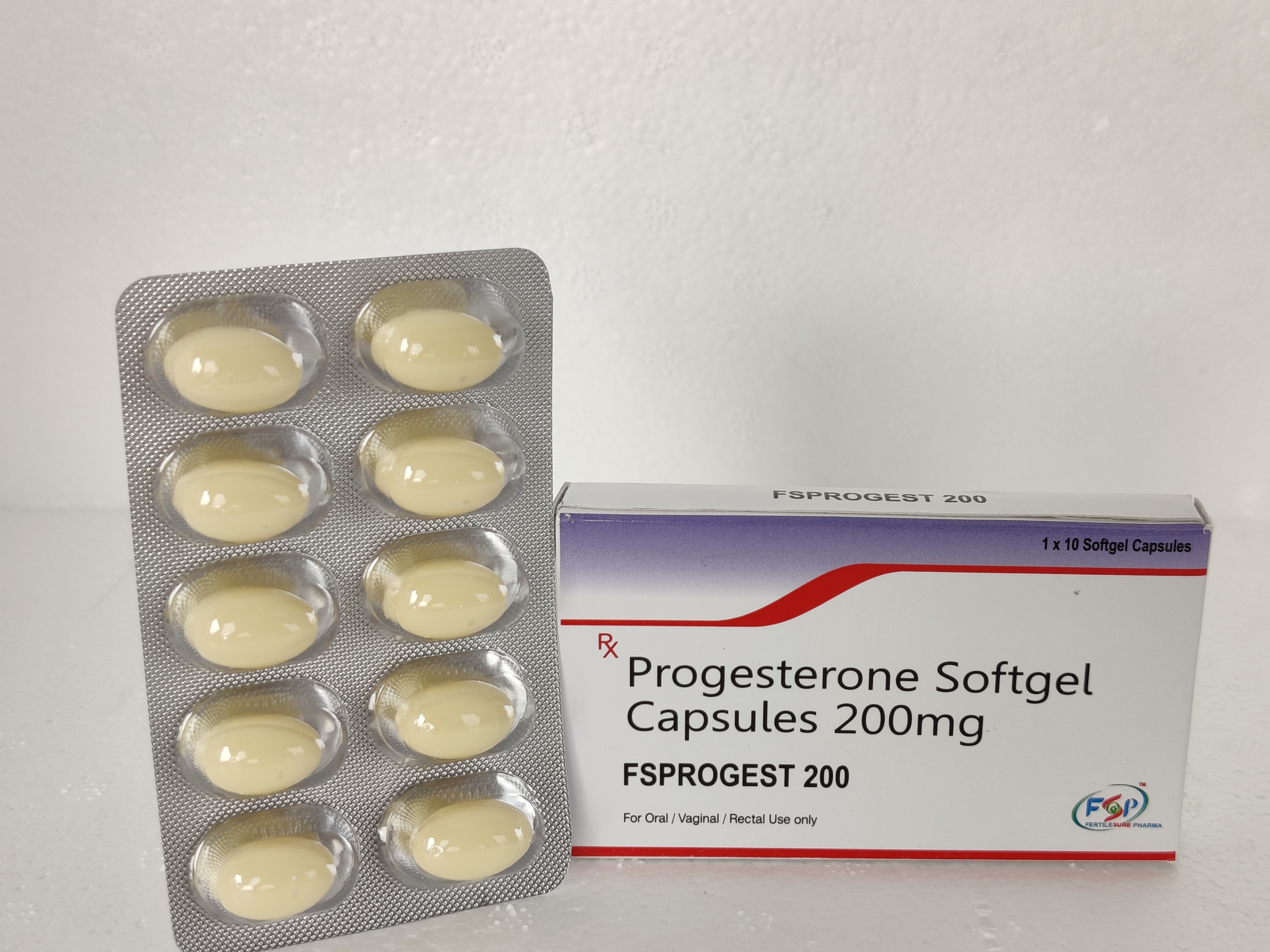 FSPROGEST 200 (Natural Micronized Progesterone softgel caps 200)