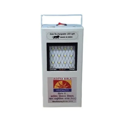 White Solar Rechargeable Led Light