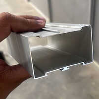 Aluminium Double Partition Channel - Grade: Commercial