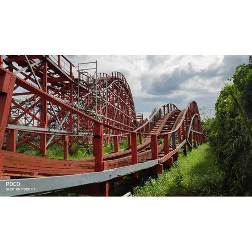 Red Cyclone Roller Coaster