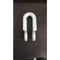 Hot Dip Galvanized Anchor Shackle - Structural Steel, On-demand Heat Treatment | Silver Finish, Customizable Specs For Pole Line Hardware