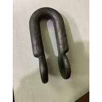 Anchor D Shackle - Structural Steel, Heat Treated On Demand | Color: Black, Custom Process Per Requirements