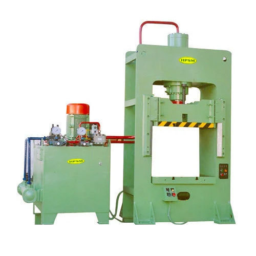 Hydraulic Deep Draw Press - Automatic Operation, Painted Finish, Green Color | Industrial Usage, Warranty Included