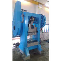 H Type Power Press Machine - Hydraulic Powered, Automatic Operation , Warranty Included, Painted Finish, Industrial Use In Blue