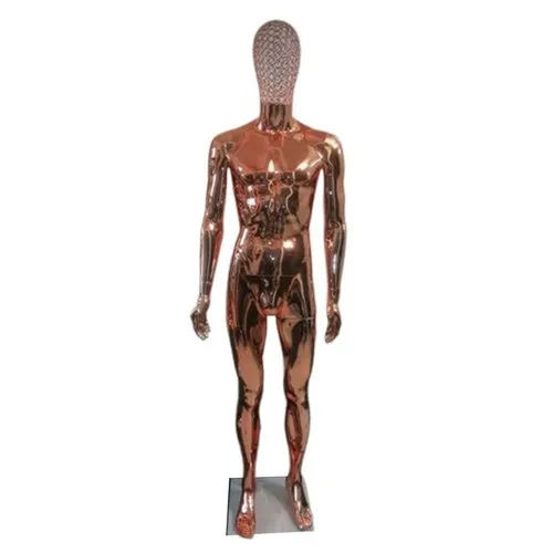 Golden Chrome Full Body Mannequin Age Group: Adults