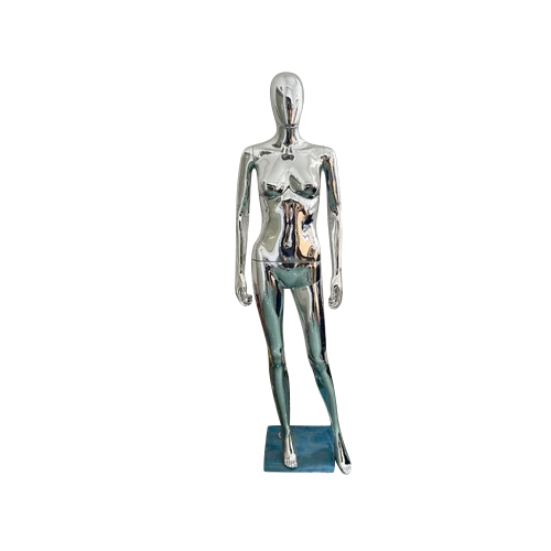 Silver Chrome Ladies Mannequin