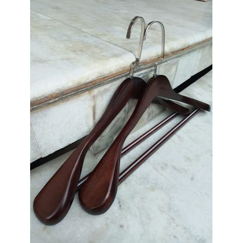 Brown Coat Cherry Colour Wooden Hanger