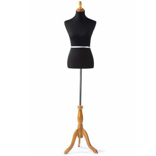 Dressform Dummy Torso Mannequin With Wooden Stand