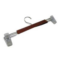 Wooden Clip Hanger - Wooden Material | Ideal Garment Support, Durable Design, Smooth Finish For Versatile Clothing Display