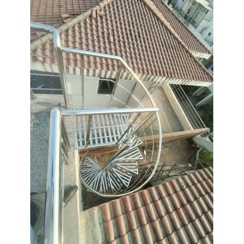 Stainless Steel Spiral Stairs Railing