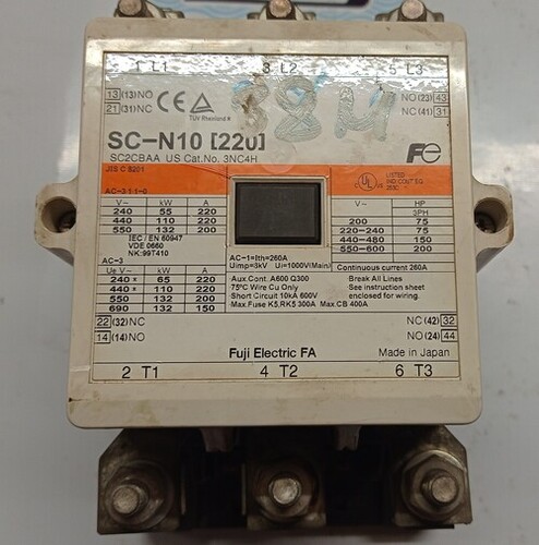 FUJI SC-N10 (220) CONTACTOR