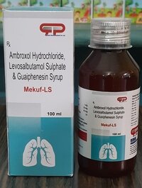 Levosalbutamol Sulphate - Guaiphenesin - Ambroxol Hydrochloride Syrup 100 Ml | Improve Breathing Disorders, Suitable For Adults, Liquid Form
