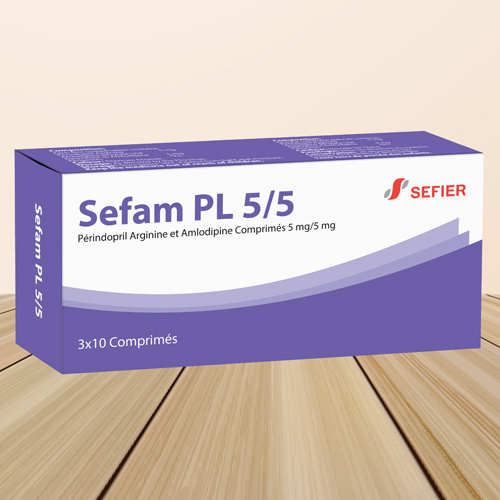 Sefam Perindopril Arginine and Amlodipine Tablets 5 mg-5 mg