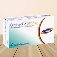 Olcarveck A Olmesartan Medoxomil And S-Amlodipine Tablets 20 mg-2.5 mg