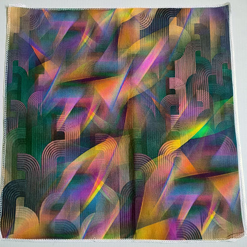 Abstract Digital Printed Fabric