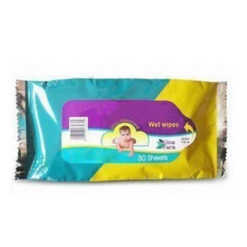 White 30pcs Hypoallergenic Baby Wipes Free Samples