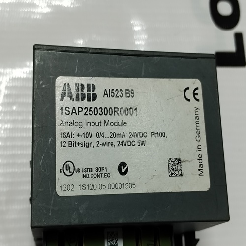 ABB AI523 B9 1SAP250300R0001 PLC MODULE