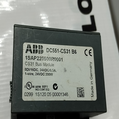 ABB DC551-CS31 B6 1SAP220500R0001 PLC MODULE
