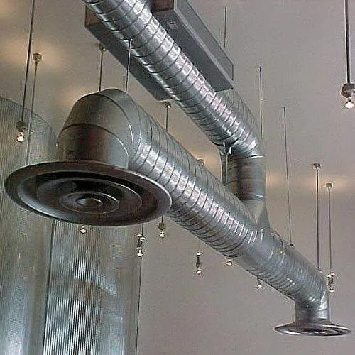 Stainless Steel Round Industrial Air Duct, AC