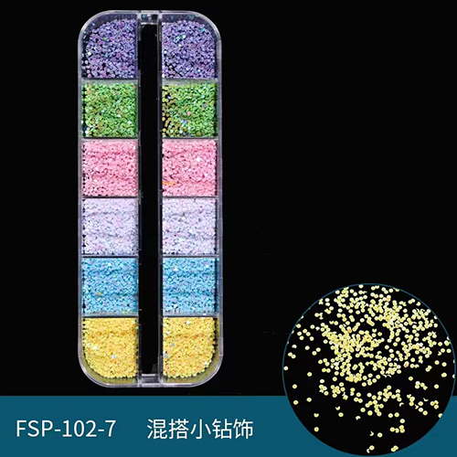 Fsp-102-7 Nail Extension Paste Stone Color Code: Different Available