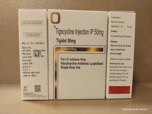 Tigecycline Glycylcycline Antibiotic Lyoplilzed