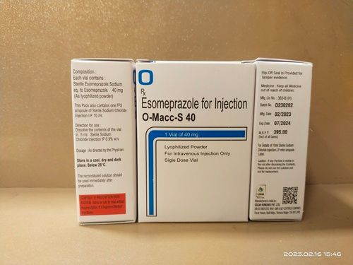 Esomeprazole Injection - Physical Form: Liquid