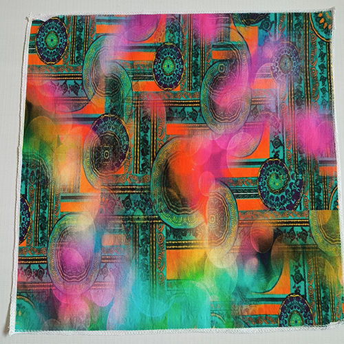 Digital Extract Floral Fabric