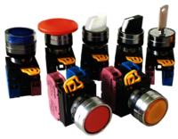 Werner 22mm धातु की बेज़ेल स्विच और पायलट उपकरण