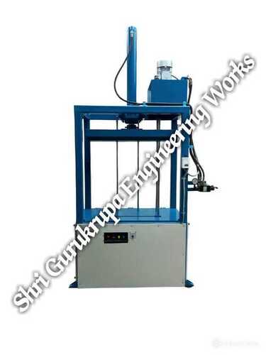 HYDRAULIC BALE PRESS MACHINE WITH STRAPPING MACHINE