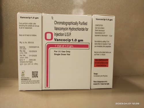 Chromatographically Purified Vancomycin Hydrochloride