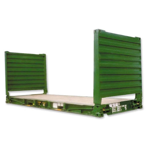 Metal 20 Feet Flat Rack Shipping Container