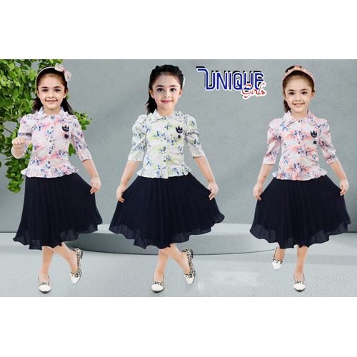 Girls Fancy Skirt And Top