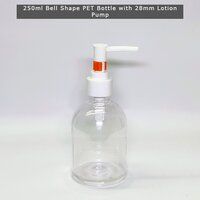 Cosmetic Plastic Pet Bottle With Pump