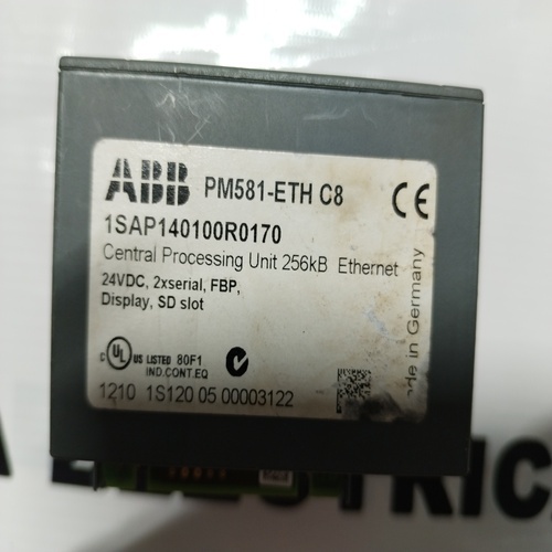 ABB PM581-ETH C8 1SAP140100R0170 PLC MODULE