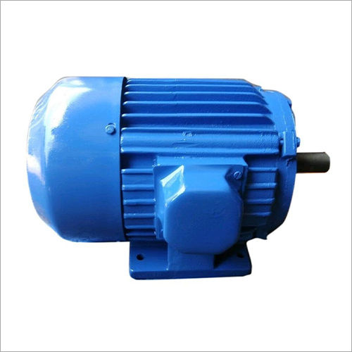 3 Hp 3 Phase 1440 Rpm Foot Mounted Electrical Motor - Color: Blue