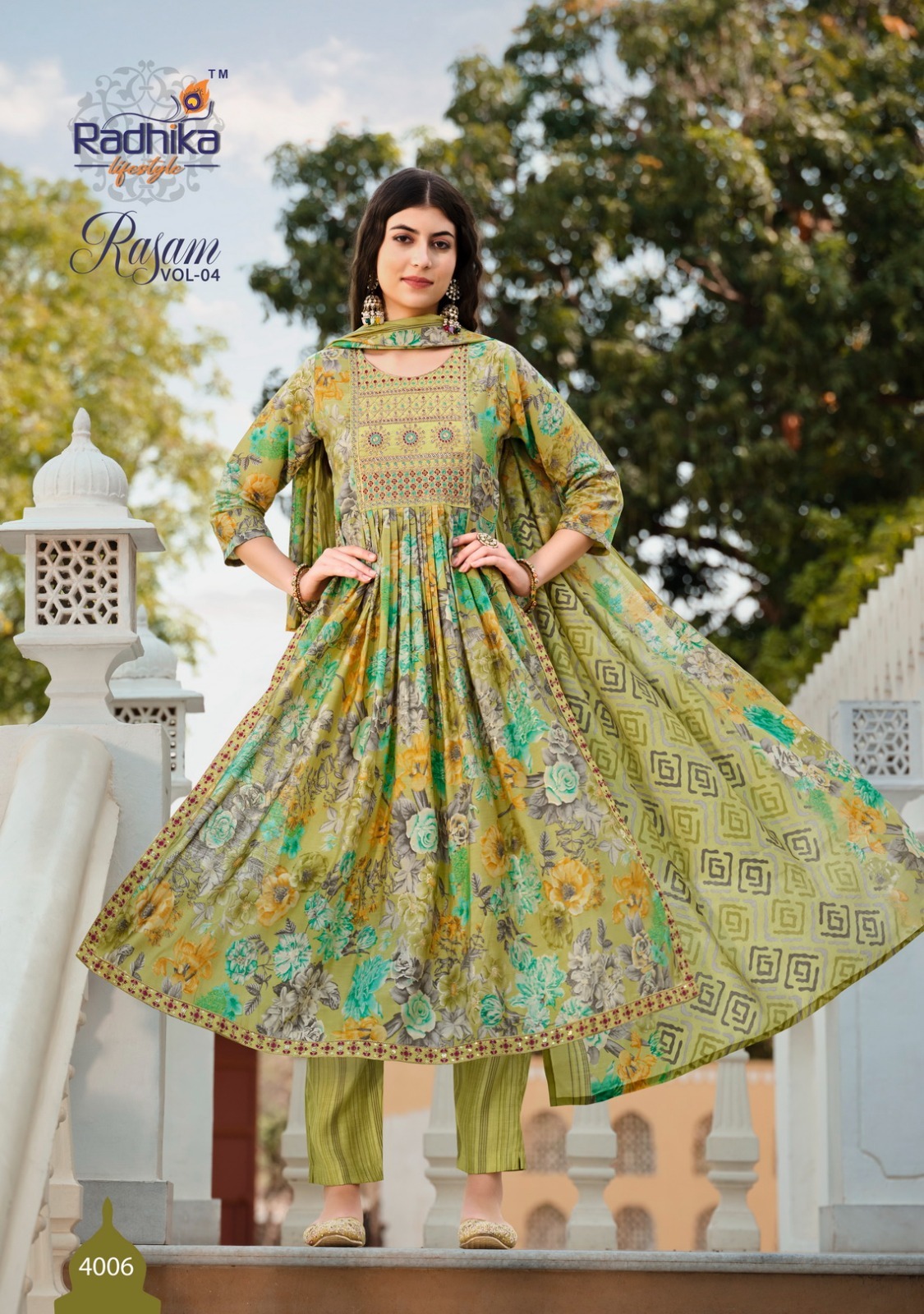 Pure Modal Muslin Printed Kurti With Embroidery